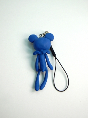 Reborn Bear Phone Strap(Blue)